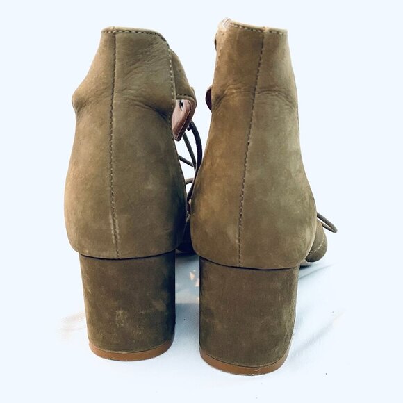 Steve Madden Olive Green Gladiator Sandals - Picture 4 of 7